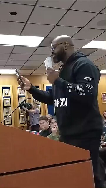 Guy reacts to childrens book from a school library