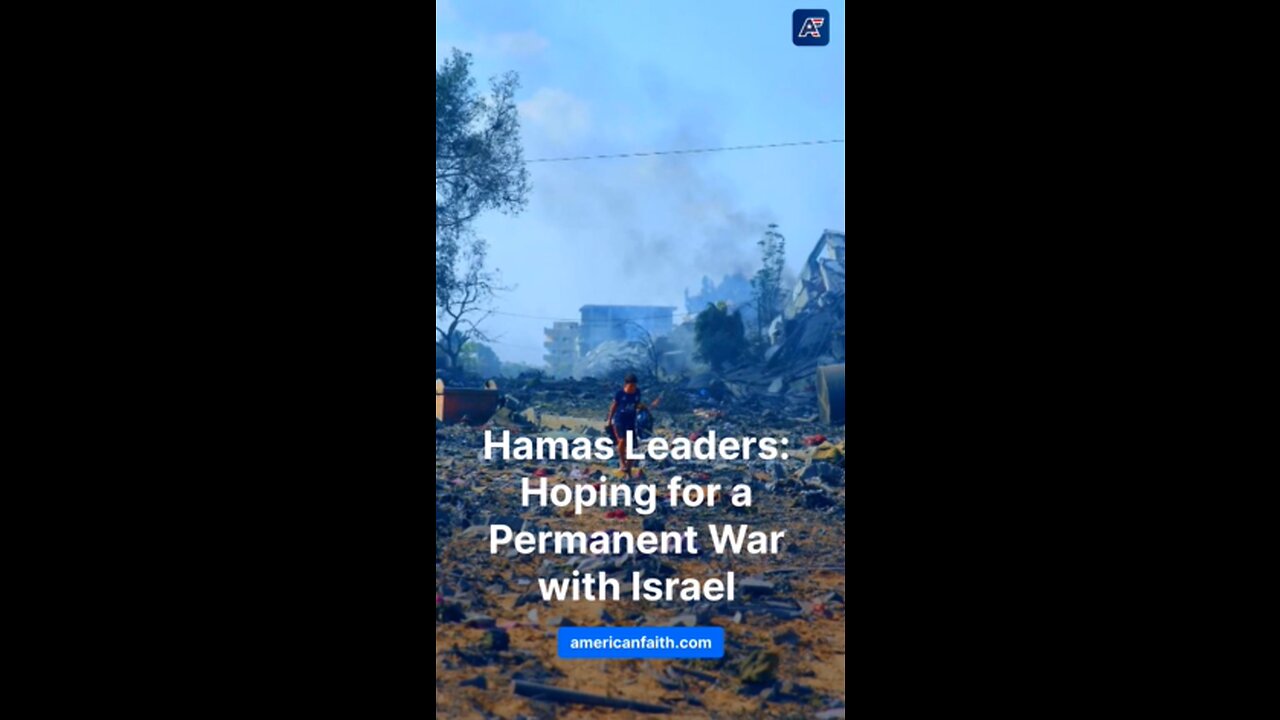 Hamas Leaders Say They Hope War With Israel is ‘Permanent’