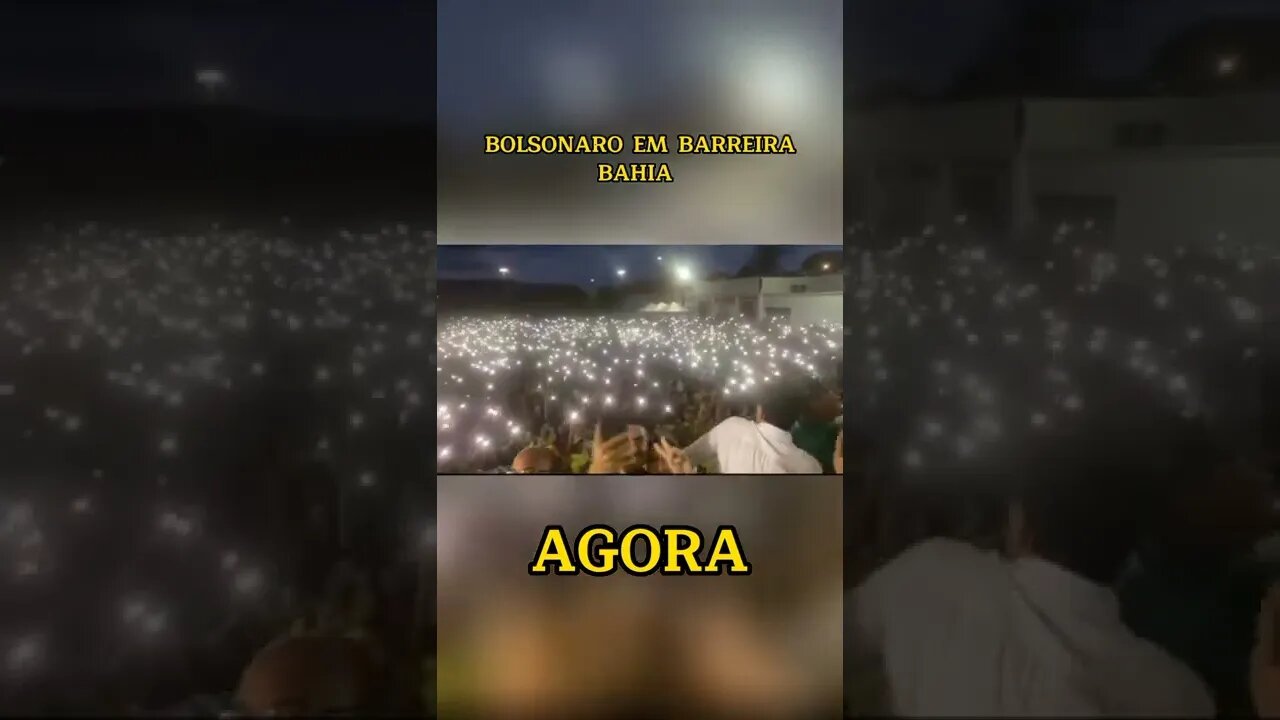Minha gente Bolsonaro na Bahia foi recebido com muito carinho