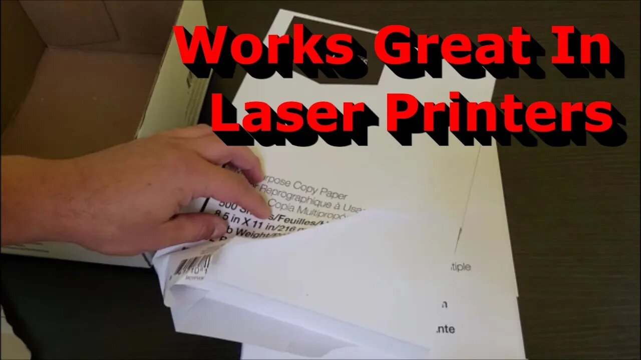 Great Laser Printer Paper - Works Well!