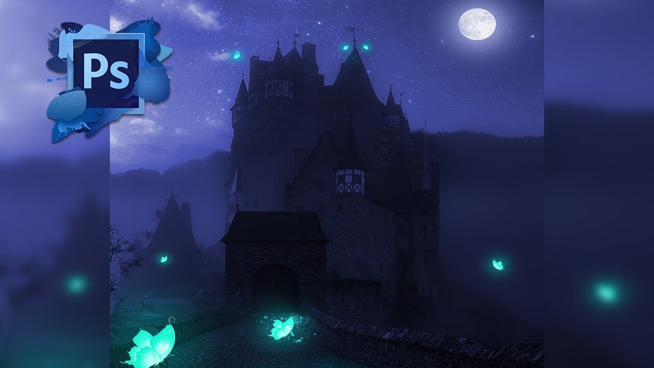 Photoshop: Butterfly Castle Manipulation