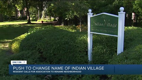 Resident pushes to change name of Detroit's historic Indian Village