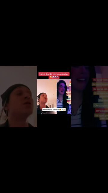 Irama duetta con una sua fan e lei diventa famosa!