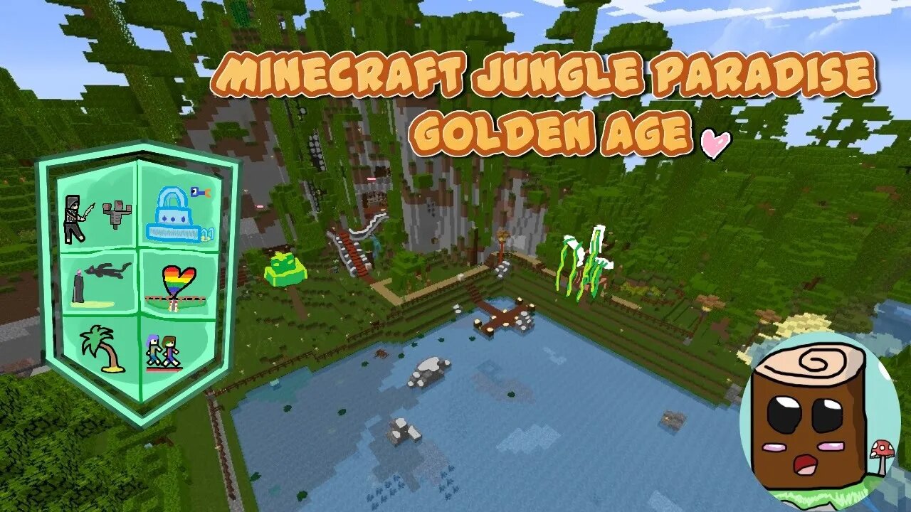 Minecraft : Jungle Paradise Golden Age - Ep752 : The New Mob Farm Completion