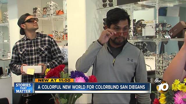 San Diegans see color for the first time