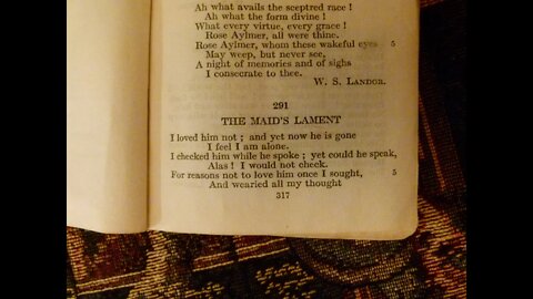 The Maid's Lament - W. S. Landor