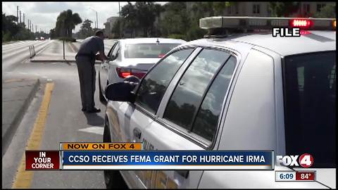 CCSO gets FEMA grant for Hurricane Irma