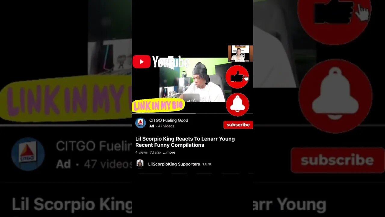 Lil Scorpio King Reacts To Lenarr Young Recent Funny Compilations 2023