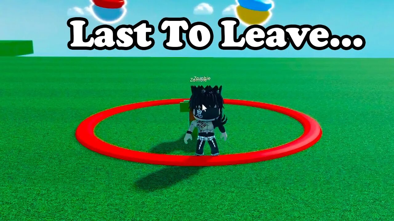 ROBLOX LAST TO LEAVE THE CIRCLE