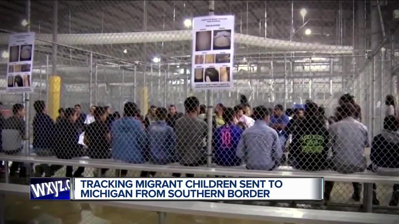 Tracking Migrant children sent to Michigan from southern border