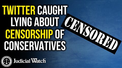 BOOM! Twitter Caught LYING About Censorship of Conservatives!