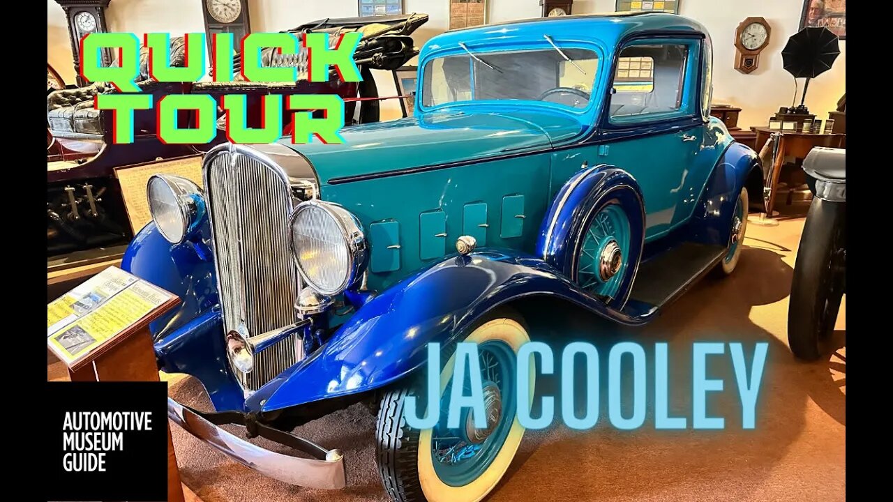 Take a Tour Through The JA Cooley Museum