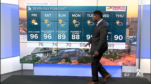 WMAR-2 News Weather at 11