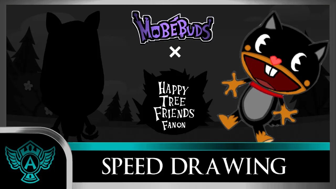 Speed Drawing: Happy Tree Friends Fanon - Wazza | Mobebuds Style