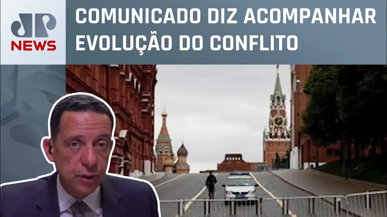 Embaixada em Moscou recomenda que brasileiros evitem aglomerações; Trindade comenta