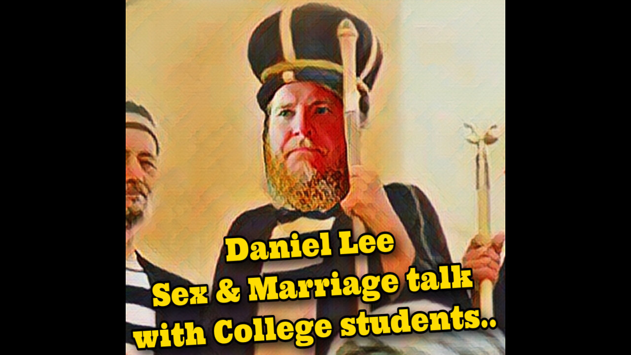 Daniel Lee has the sex/marriage talk with college students..Wth?