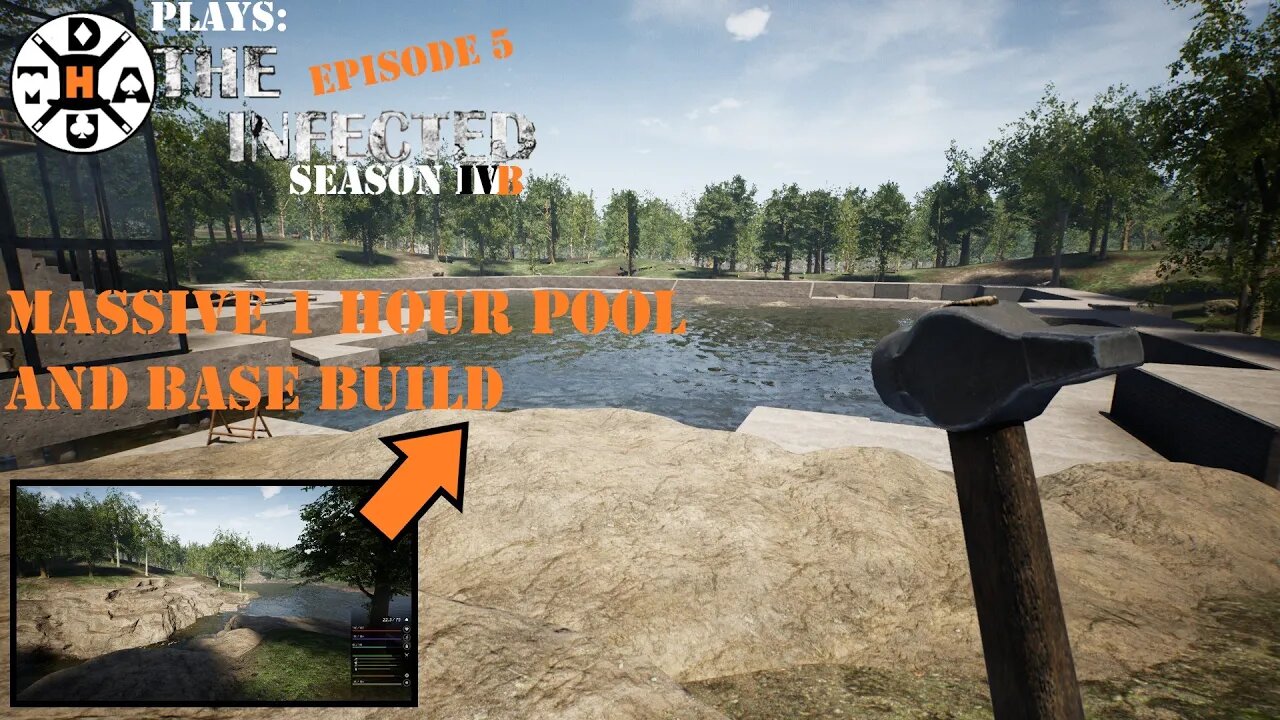 Building A MASSIVE Pool And Base In Fresh Territory! The Infected Gameplay S4BEP5