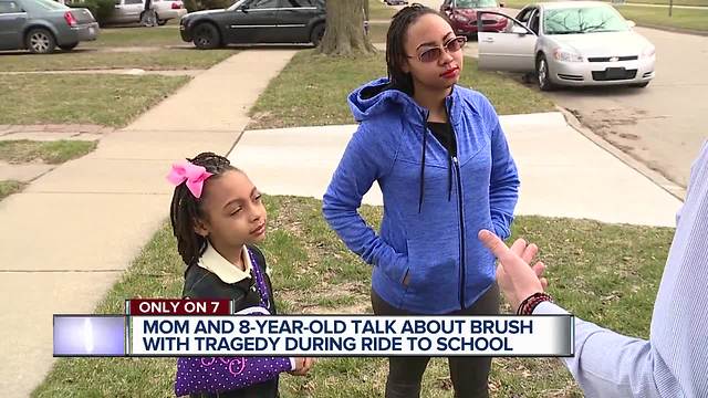 8-year-old girl speaks out after being shot in arm while on her way to school