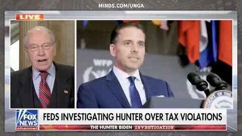 Sen. Grassley on Hunter Biden: We Want to Know if CCP Could Blackmail Biden