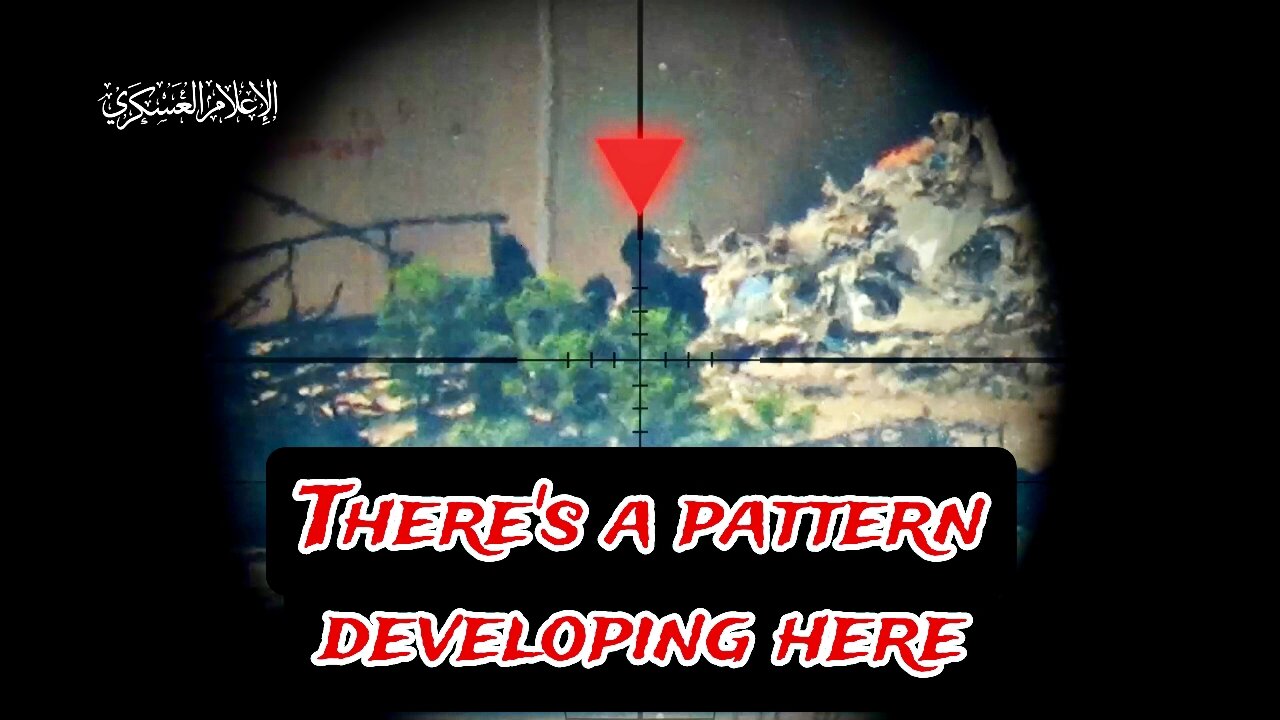 An Al-Qassam Sniper Wearing Their Own Merch Snipes Another jEEW Sniper in Gaza City