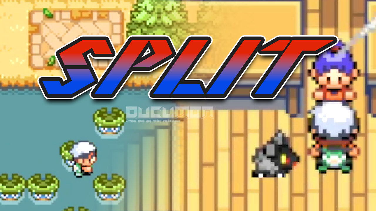 Pokemon Split - Fan-made Pokemon Game with multiple endings, a semi-open world, walking pokemon