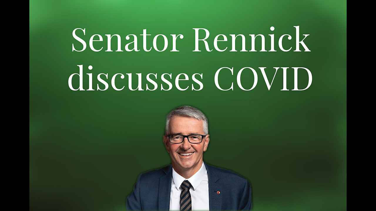 Senator Rennick is asking the right questions