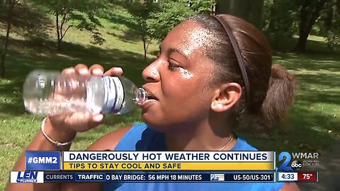 Code Red Extreme Heat Alert extended through July 22 for Baltimore area