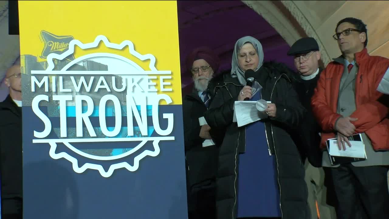 Community leaders hold Milwaukee Strong: A Vigil to Unite & Heal