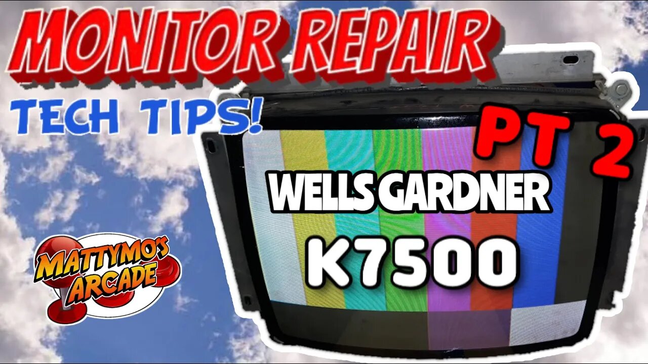 Arcade Monitor Repair: WG K7500 Repair