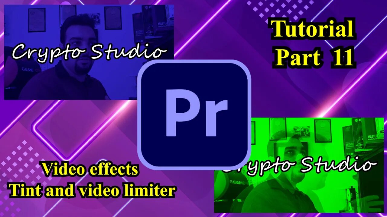 How to use tint and video limiter in premiere pro (tutorial part 11)