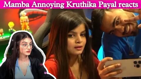 Mamba annoying Krutika | Among Us gameplay | Payal Gaming Reacts | @PAYALGAMING @KrutikaPlays