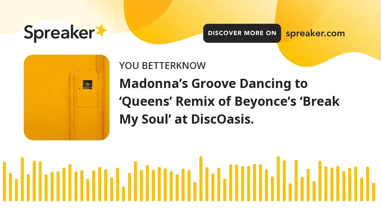 Madonna’s Groove Dancing to ‘Queens’ Remix of Beyonce’s ‘Break My Soul’ at DiscOasis.