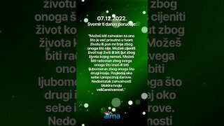 Poruka Svemira 07.12.2022. 💙