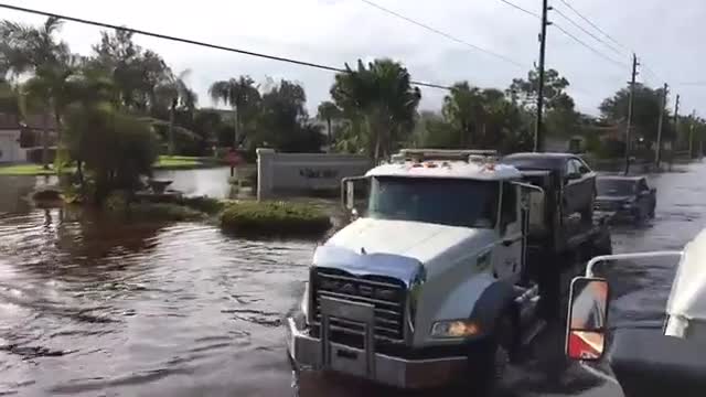 More flooded roads in Fort Myers Florida