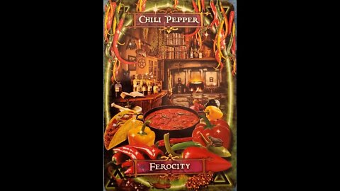 #10 Witches' Kitchen Oracle Cards Chili Pepper