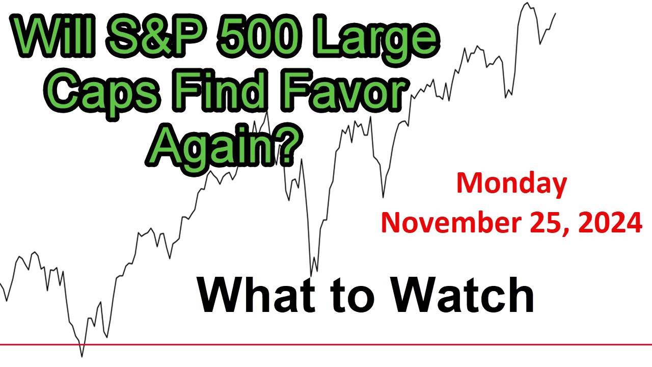 S&P 500 What to Watch for Monday November 25, 2024