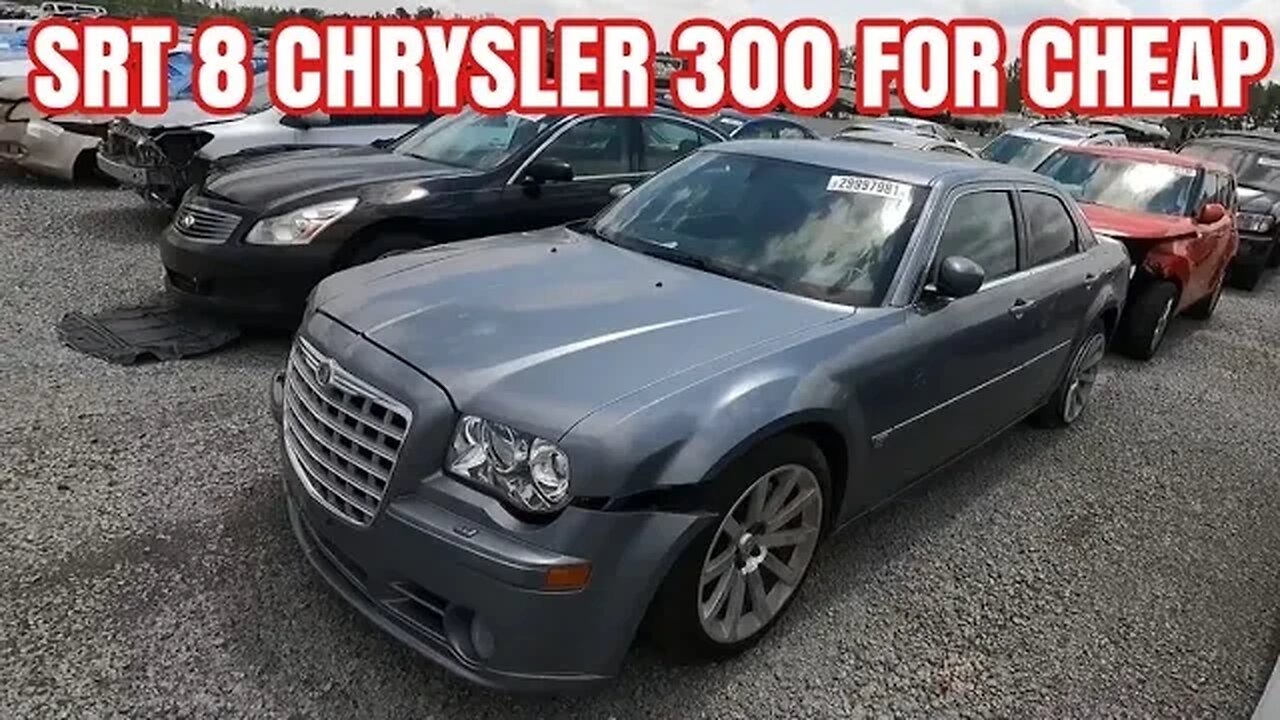 SRT 8 Chrysler 300 For Cheap, Classic C10 Chevy, Copart Walk Around