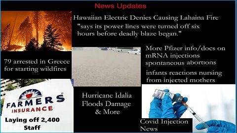 Pfizer mRNA Trial Docs Reveal Spontaneous Abortions, Hawaii Elect. Denies Fire Cause & More