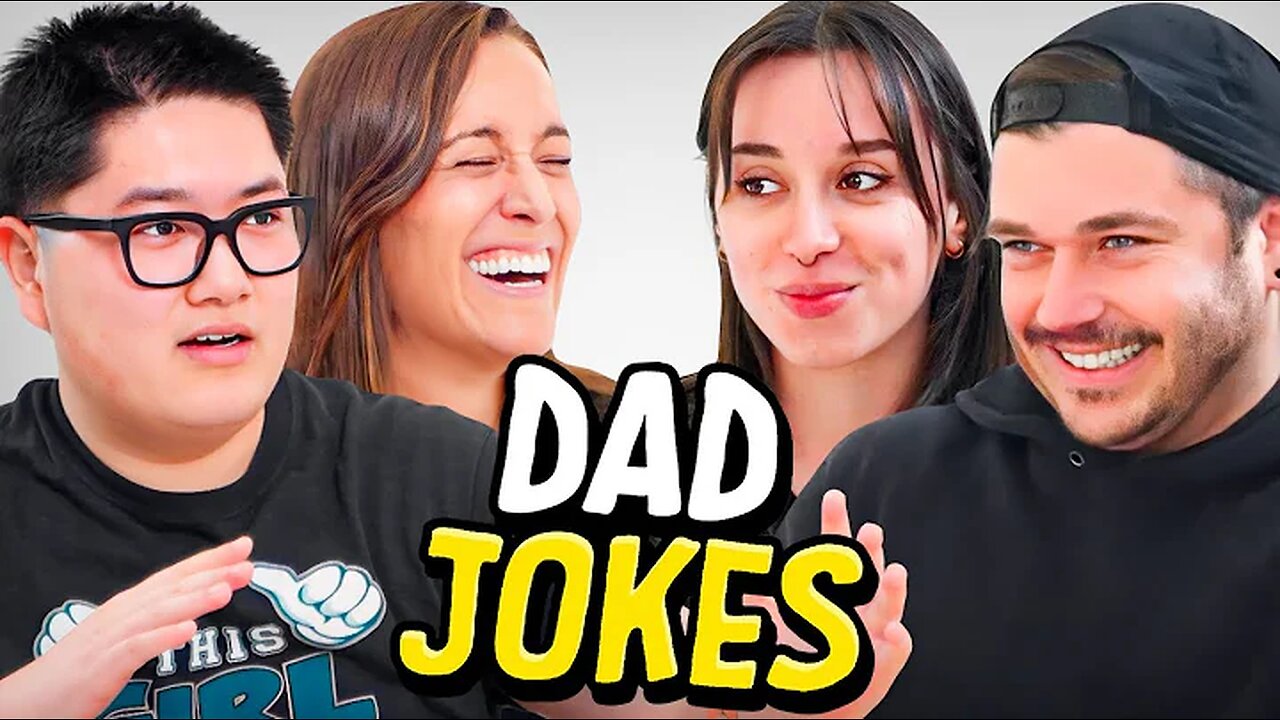 Don't Laugh Challenge | DAD's Joke | Alan x Sam vs Abby x Matt | Raise your spirits