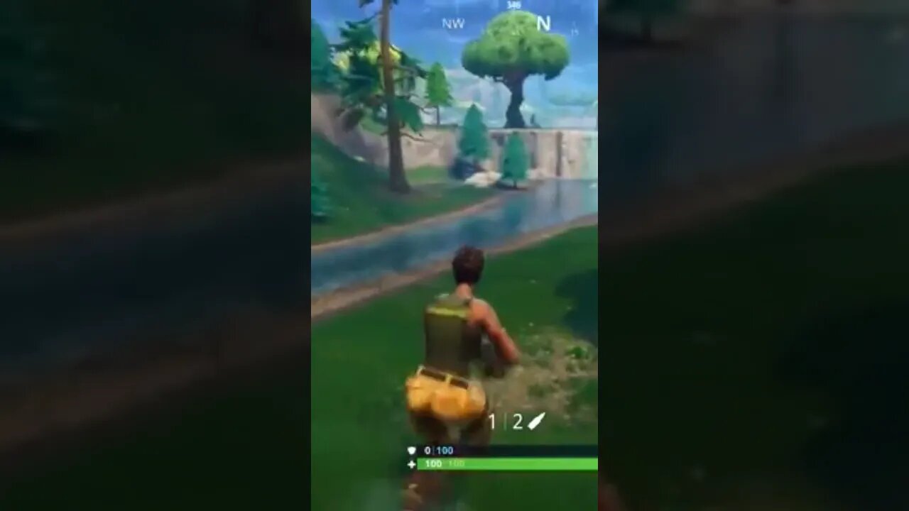 I spent 5 minutes tracking this playing in Fort Night to get my first Kill!