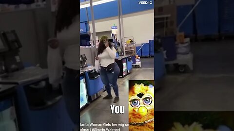 Atlanta woman vs Wig snatcher at walmart in the hood real!?🤔🤦 #shorts #reaction #hiphop