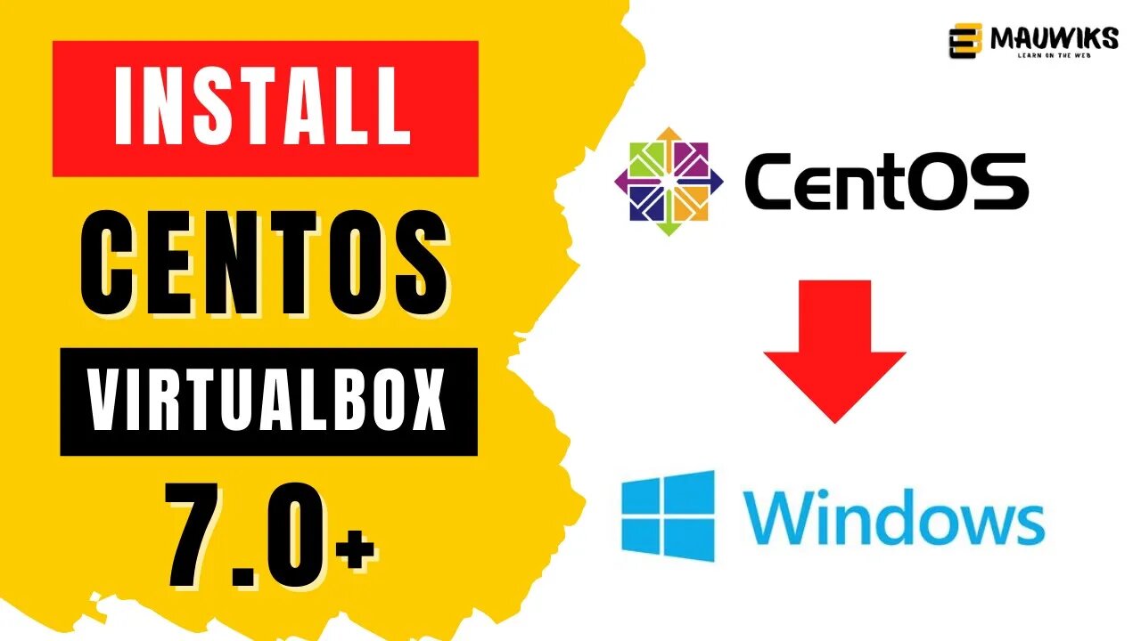 INSTALL Linux CentOS on Windows with Virtualbox 7.0 in 2023