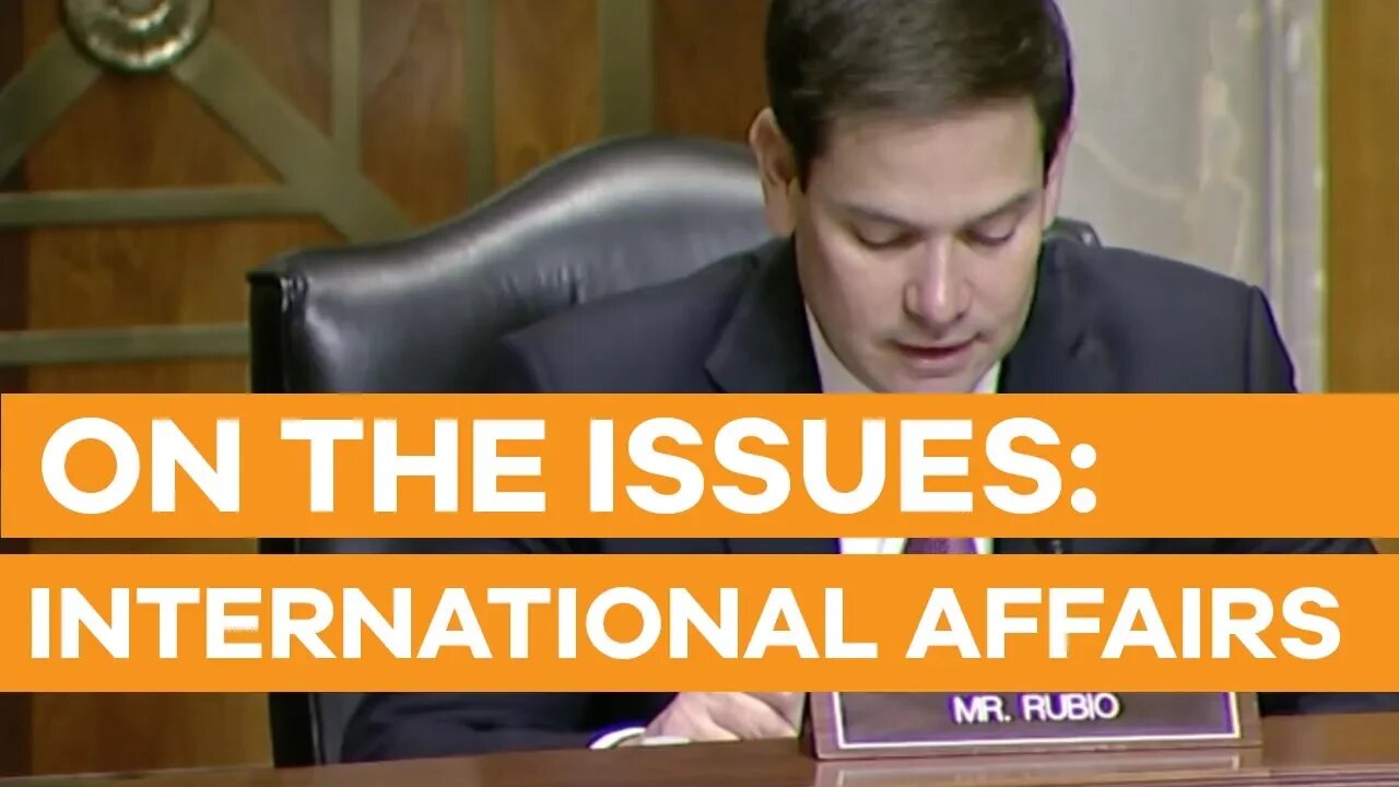 Sen. Rubio's Opening Statement from Committee on Foreign Relations Hearing