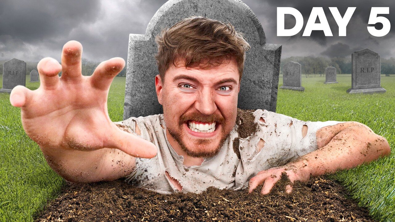 I Spent 7 Days Buried Alive MrBeast video #MrBeast #MrBeastvideo