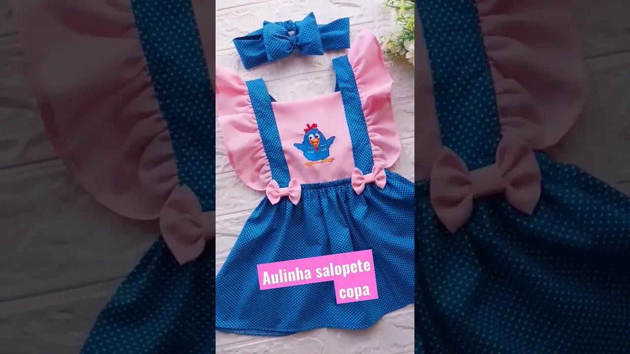 #salopetegalinhapintadinha#galinhapintadinha #mundobita #costuracriativa #vestidodebebe #salopebebe