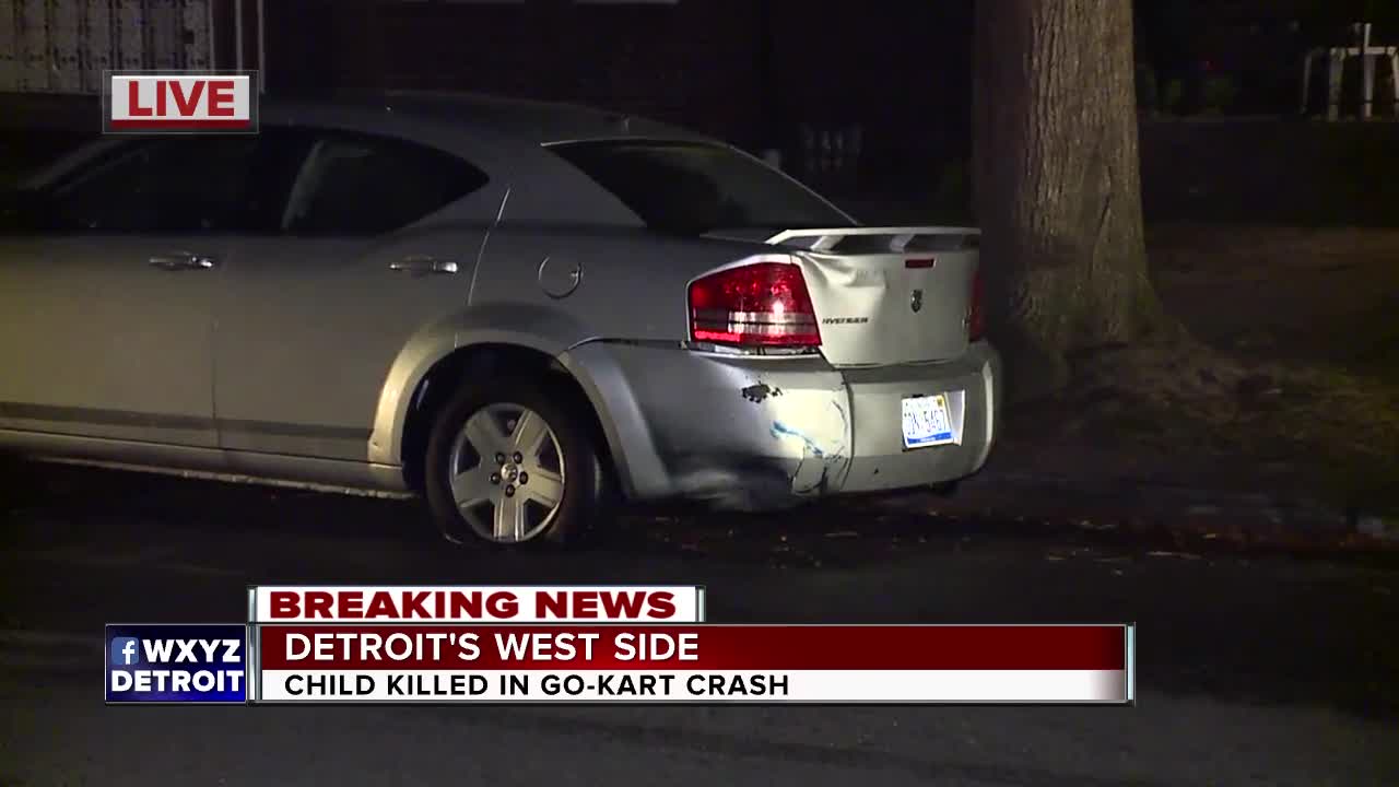 Child killed in go-kart crash on Detroit's west side