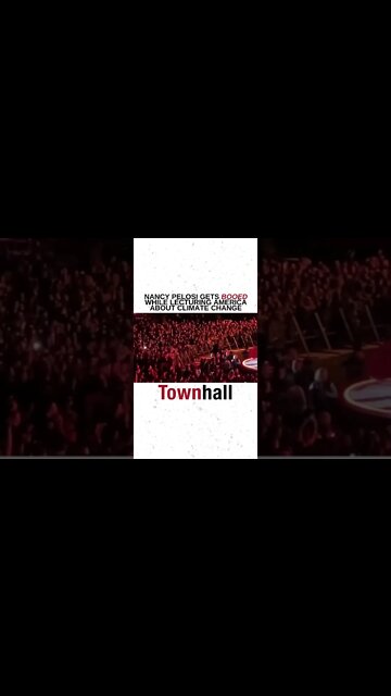 Pelosi gets booed while talking about climate change