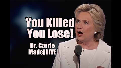 Hillary Killed/She Loses! Prophetic Word. Carrie Madej LIVE! B2T Show Feb 16, 2022