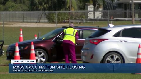 Mass vaccination site at Indian River County Fairgrounds to close Friday