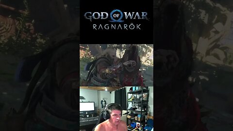 Jaw rip finish move in God of war Ragnarok gameplay #shorts